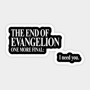 Neon Genesis Evangelion Sticker